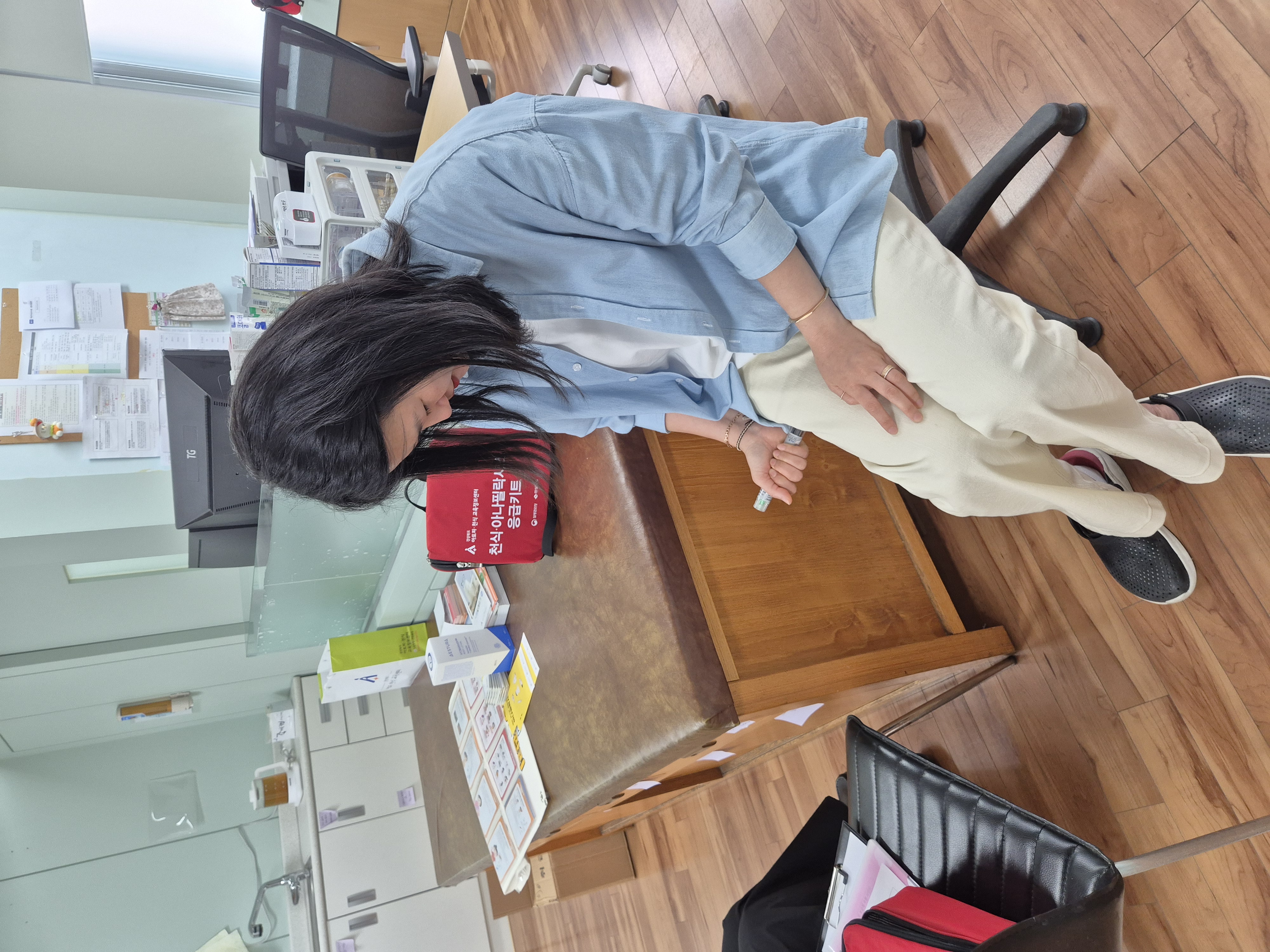 경산시 진량중 신규안심학교 물품지원 및 응급상황대처법 교육